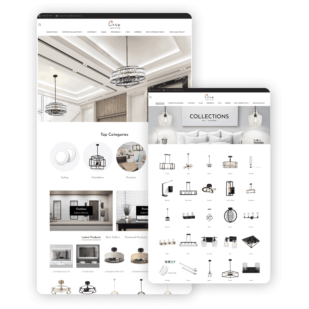 Catalog website — website by WEAMSE