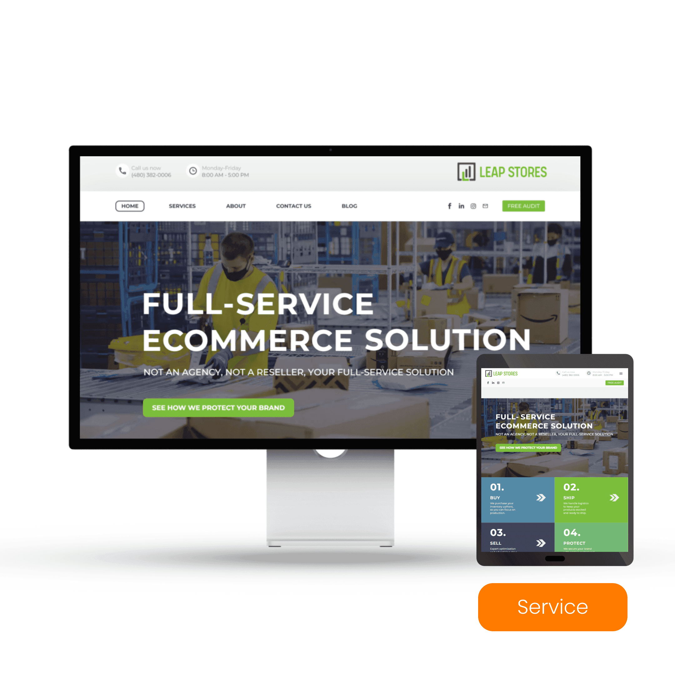 WordPress Ecommerce Service Website