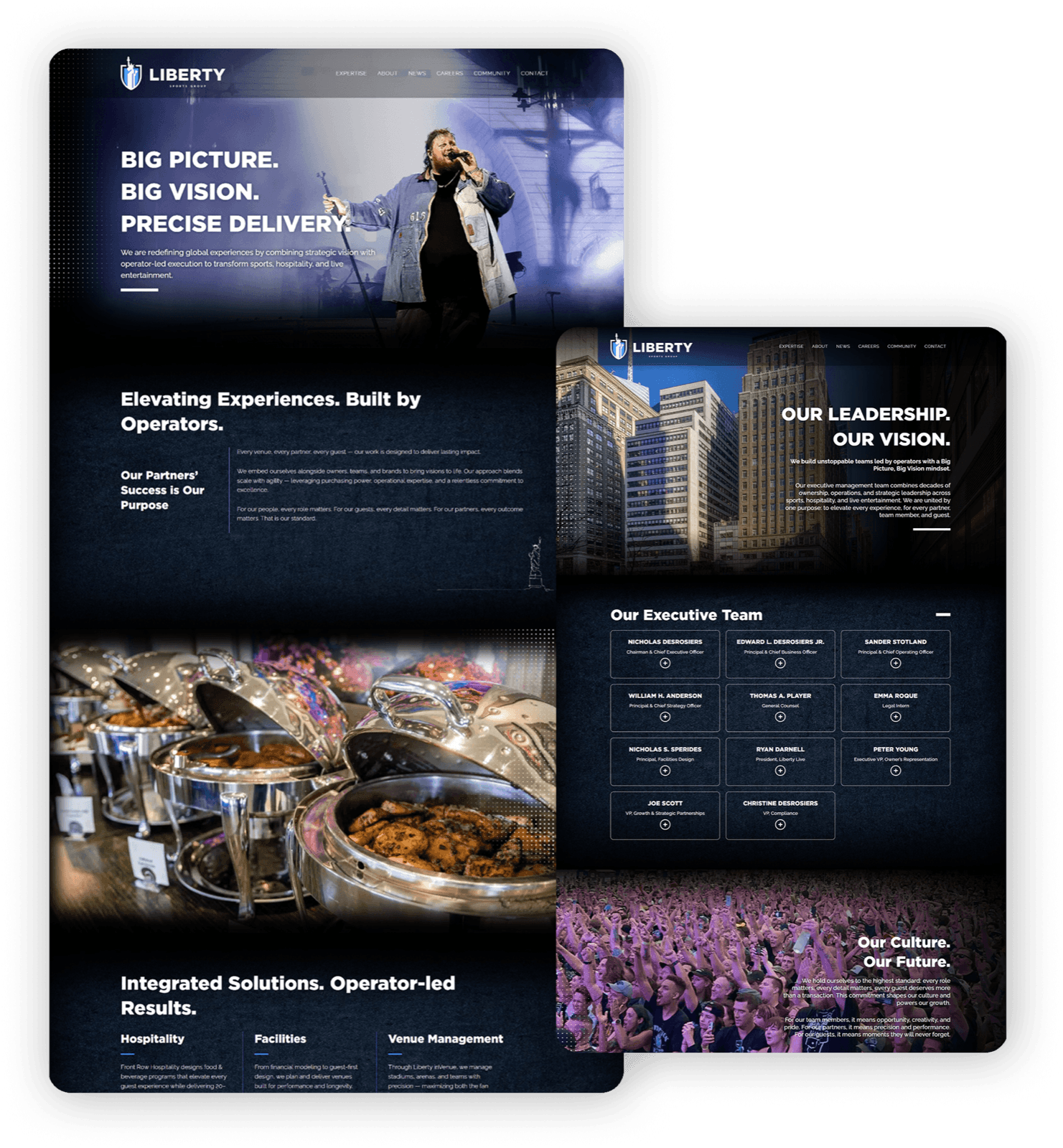 Liberty Sports, WordPress website by WEAMSE