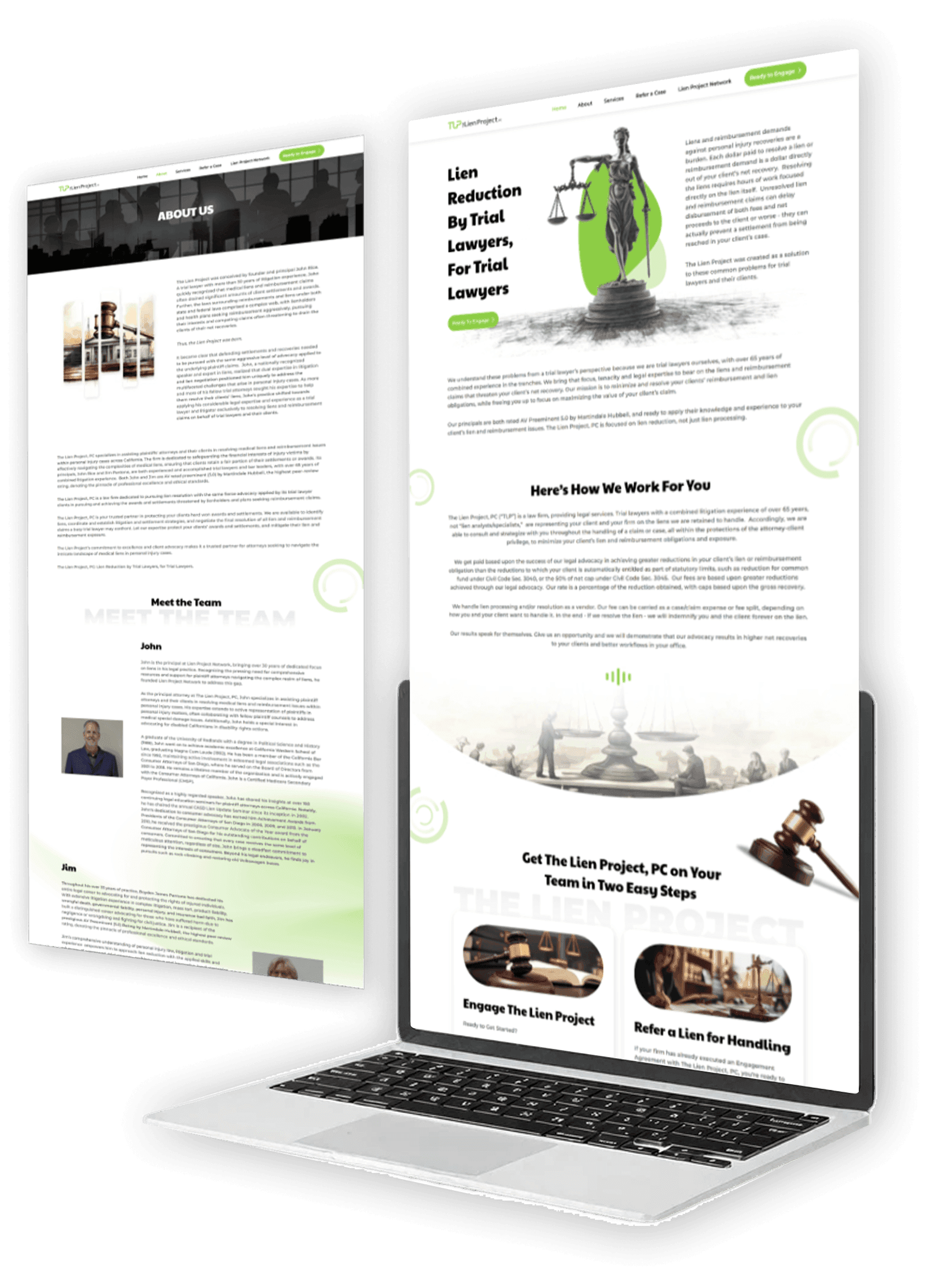 Lien Project — WordPress website by WEAMSE