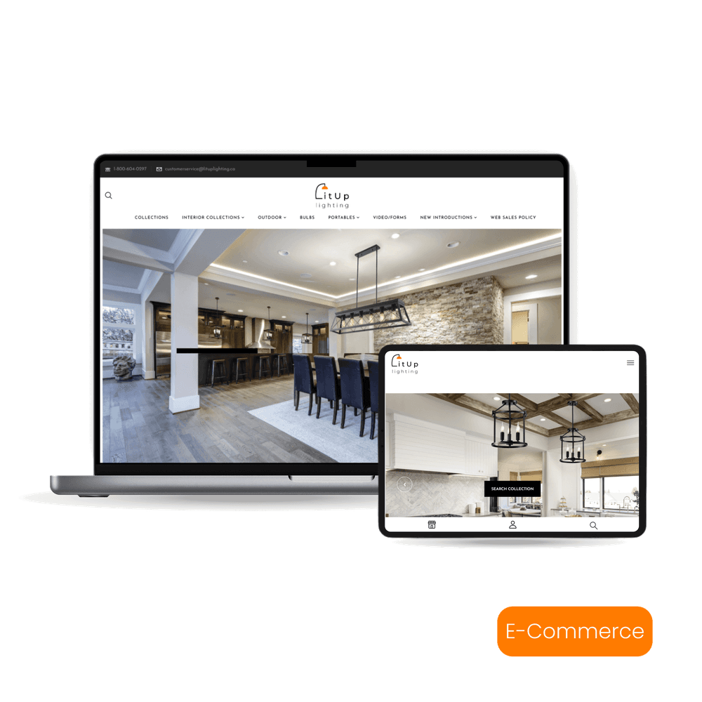 LitUp Lighting Canada — WordPress website by WEAMSE