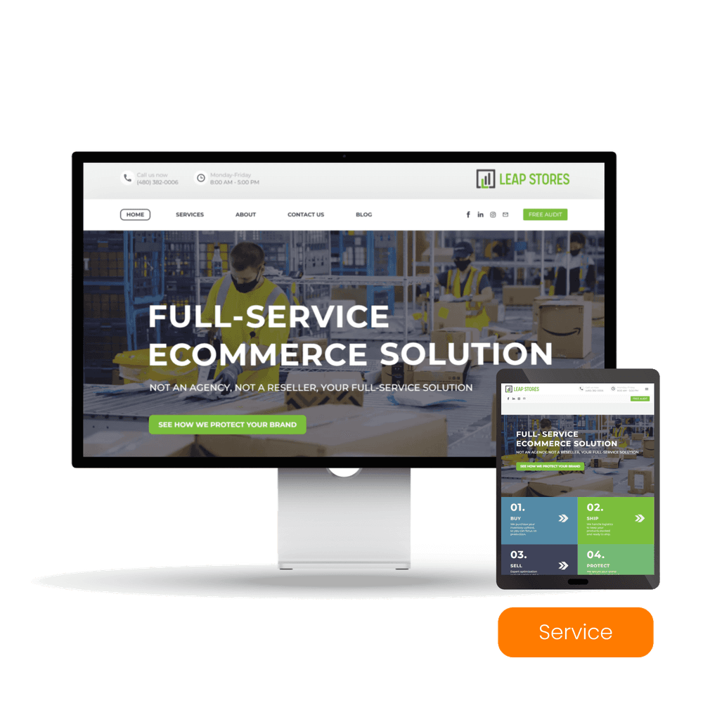 WordPress Ecommerce Service Website, WordPress website by WEAMSE